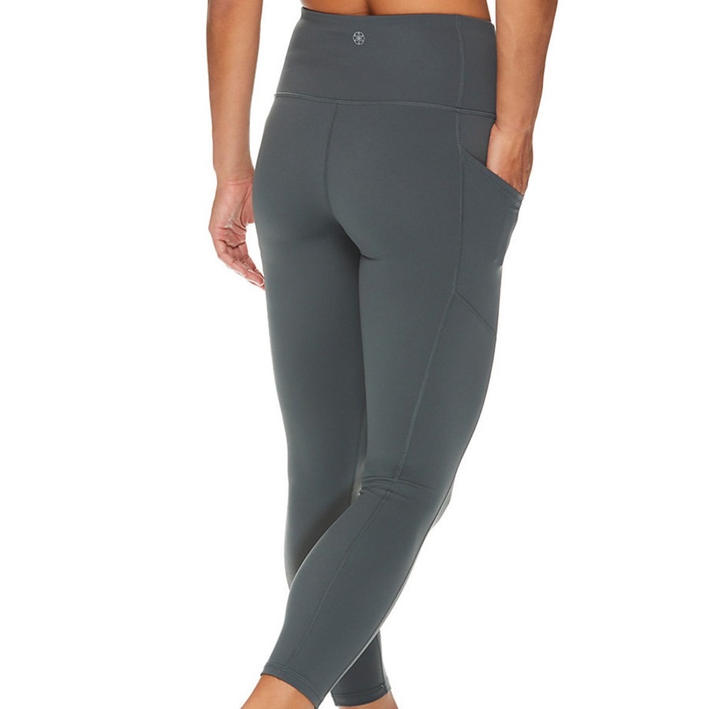 Gaiam Om High-Waisted Pocket Ankle Leggings